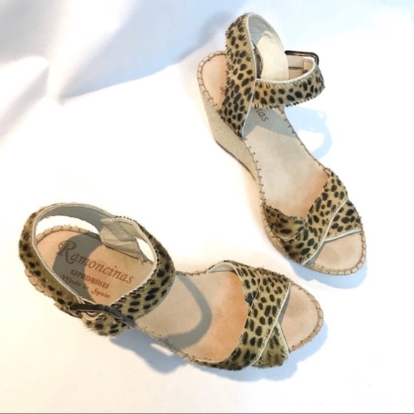 Leather and Fur Spanish Espadrille Sandel 🤍 - Picture 5 of 7